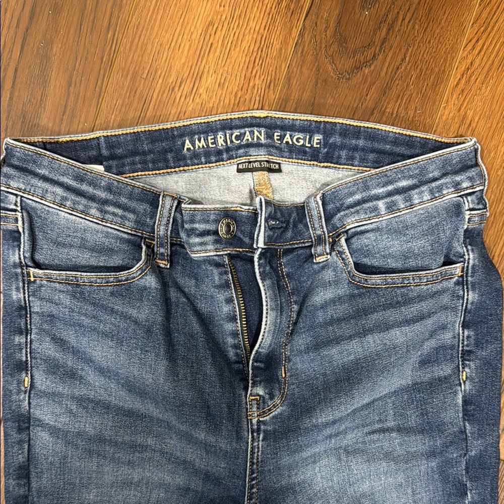 American Eagle Outfitters Blue skinny jeans excellent condition